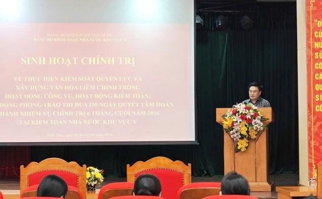 KTNN khu vực V phát động Phong trào thi đua 150 ngày quyết tâm hoàn thành toàn diện nhiệm vụ chính trị 6 tháng cuối năm 2026